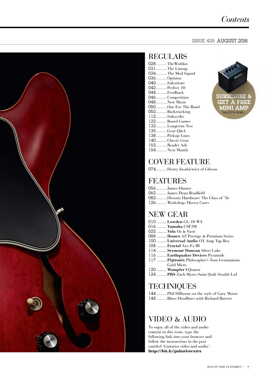 Guitarist Preview Pages