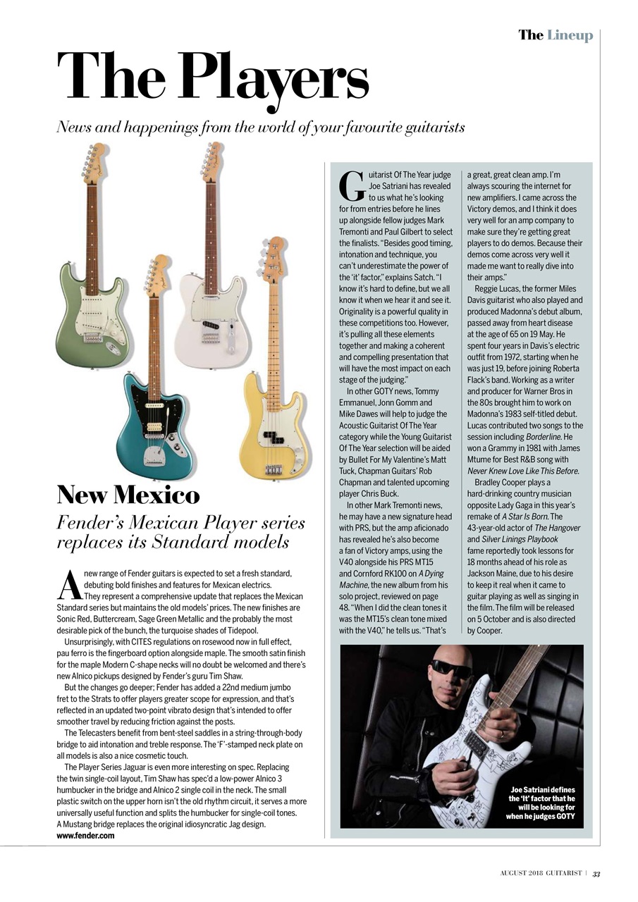 Guitarist Preview Pages