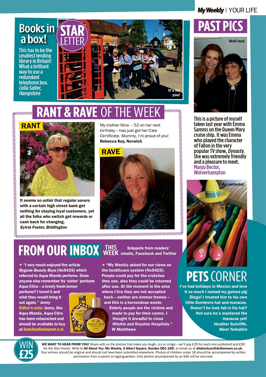 My Weekly Preview Pages