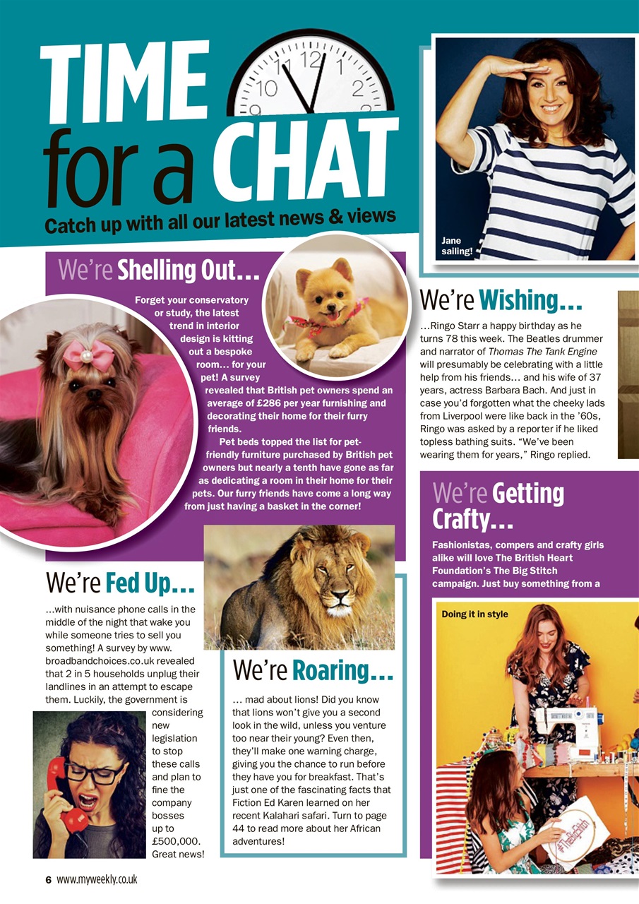 My Weekly Preview Pages