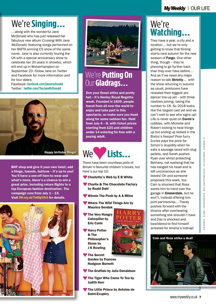 My Weekly Preview Pages