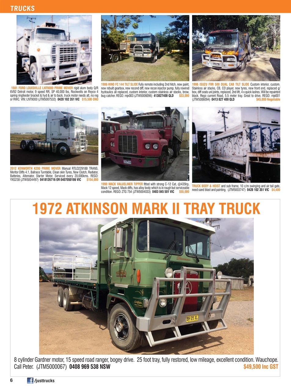 JUST TRUCKS Preview Pages