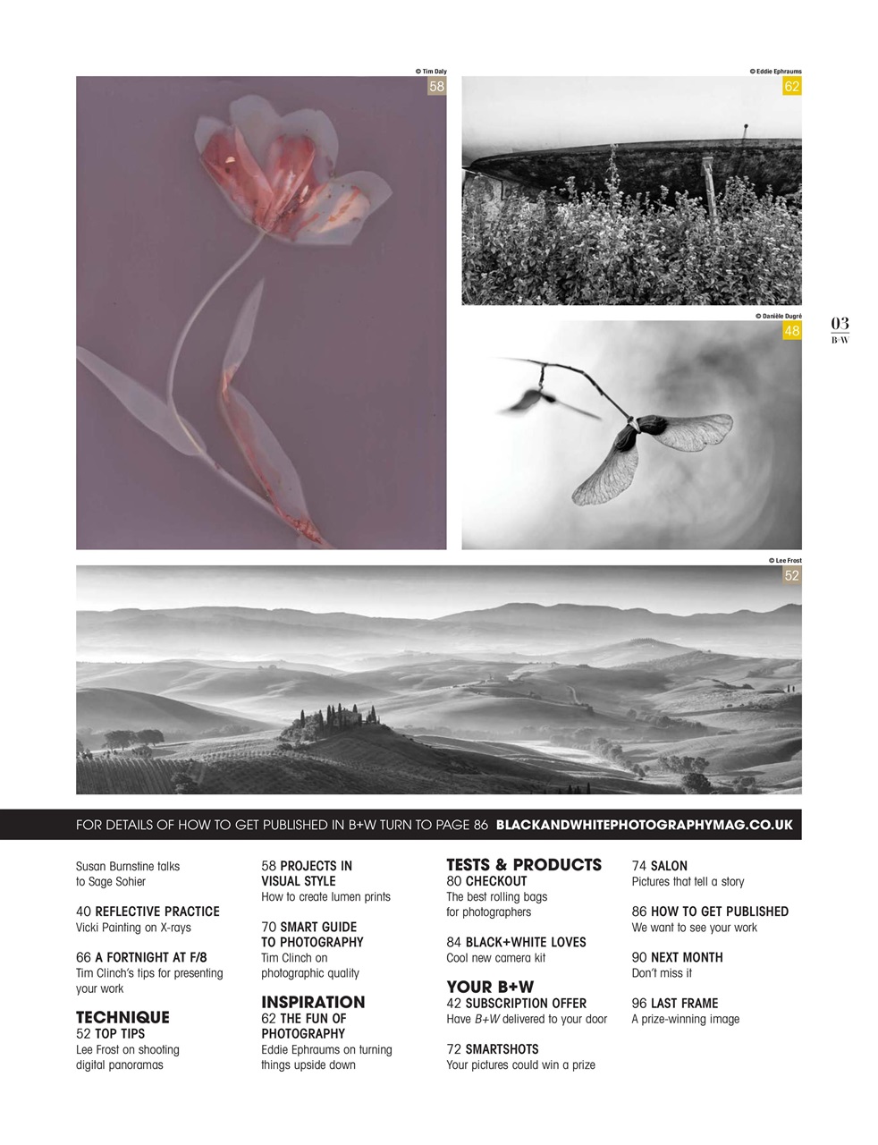 Black+White Photography Preview Pages