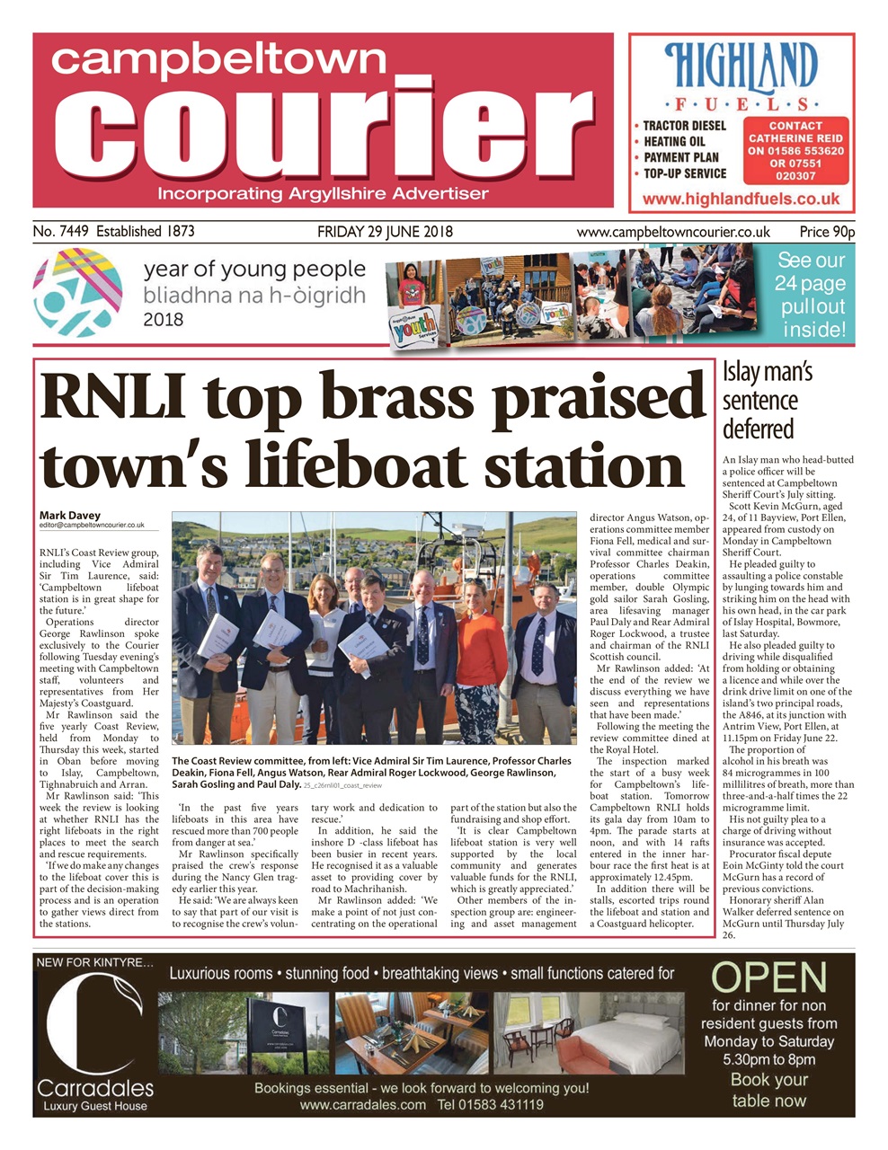 Campbeltown Courier Preview Pages