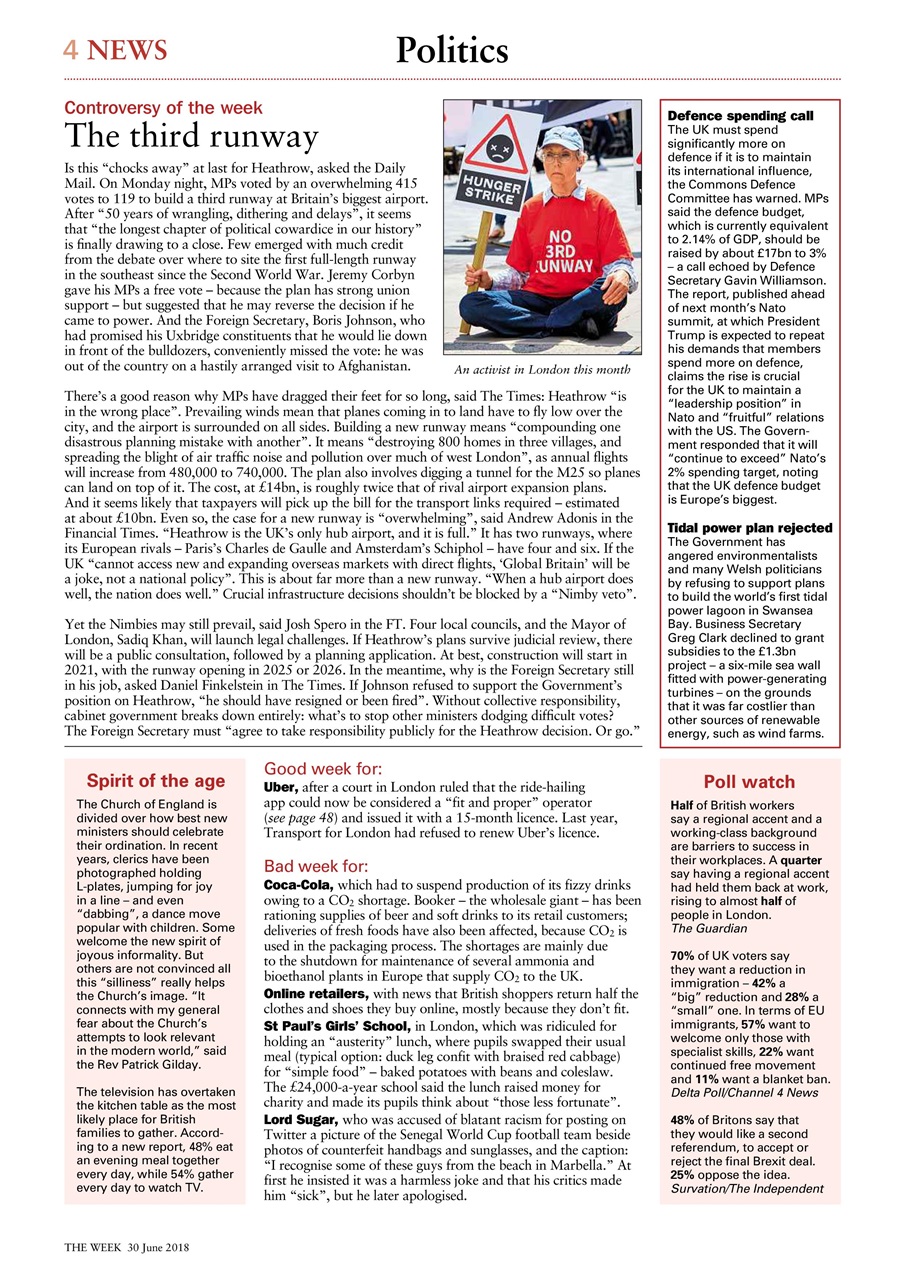 The Week Preview Pages