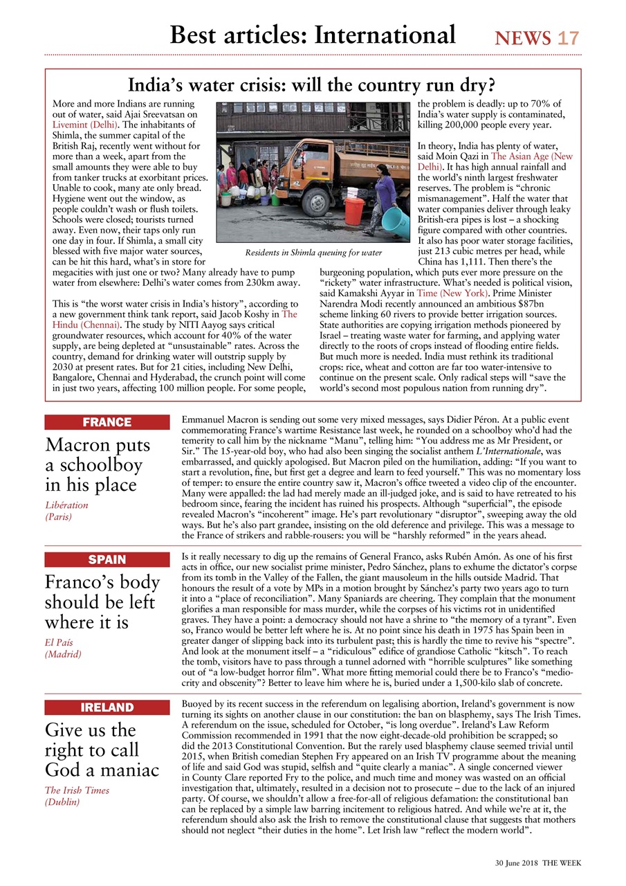 The Week Preview Pages