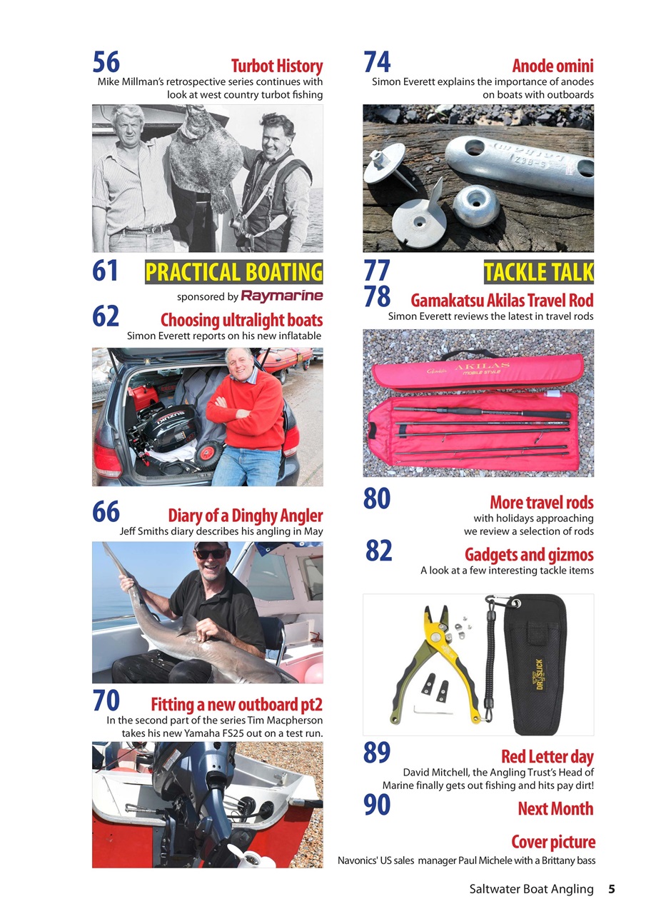 Saltwater Boat Angling Preview Pages