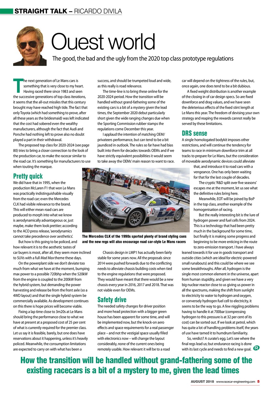 Racecar Engineering Preview Pages