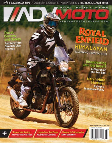 Adventure Motorcycle issue Jul/Aug 2018