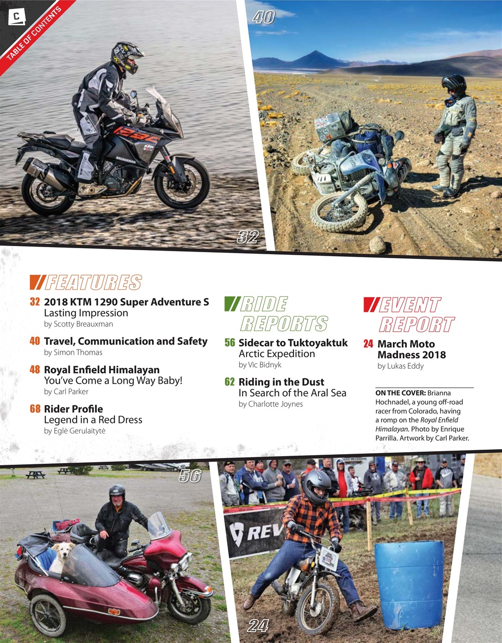 Adventure Motorcycle Preview Pages