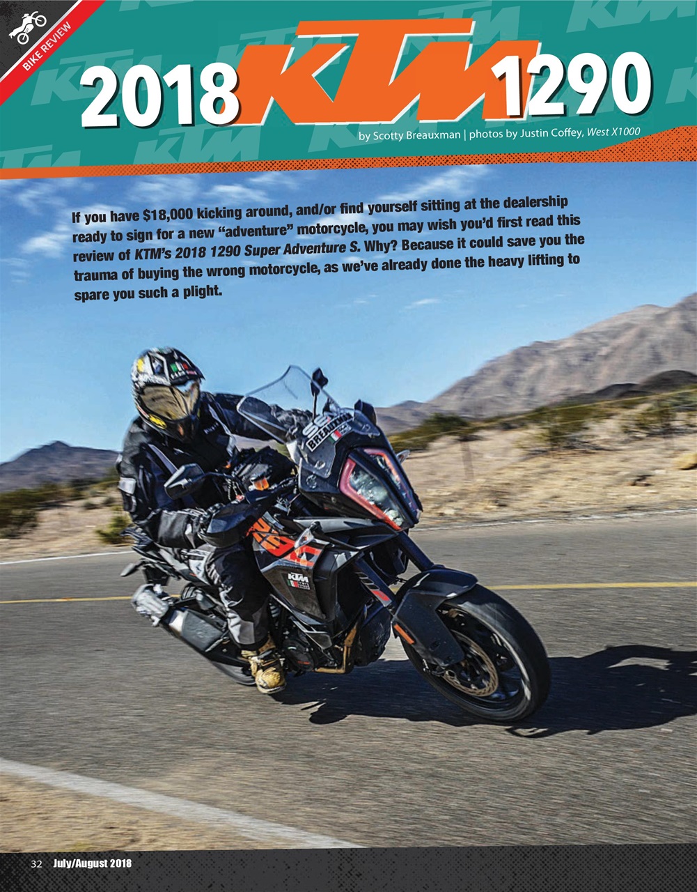 Adventure Motorcycle Preview Pages