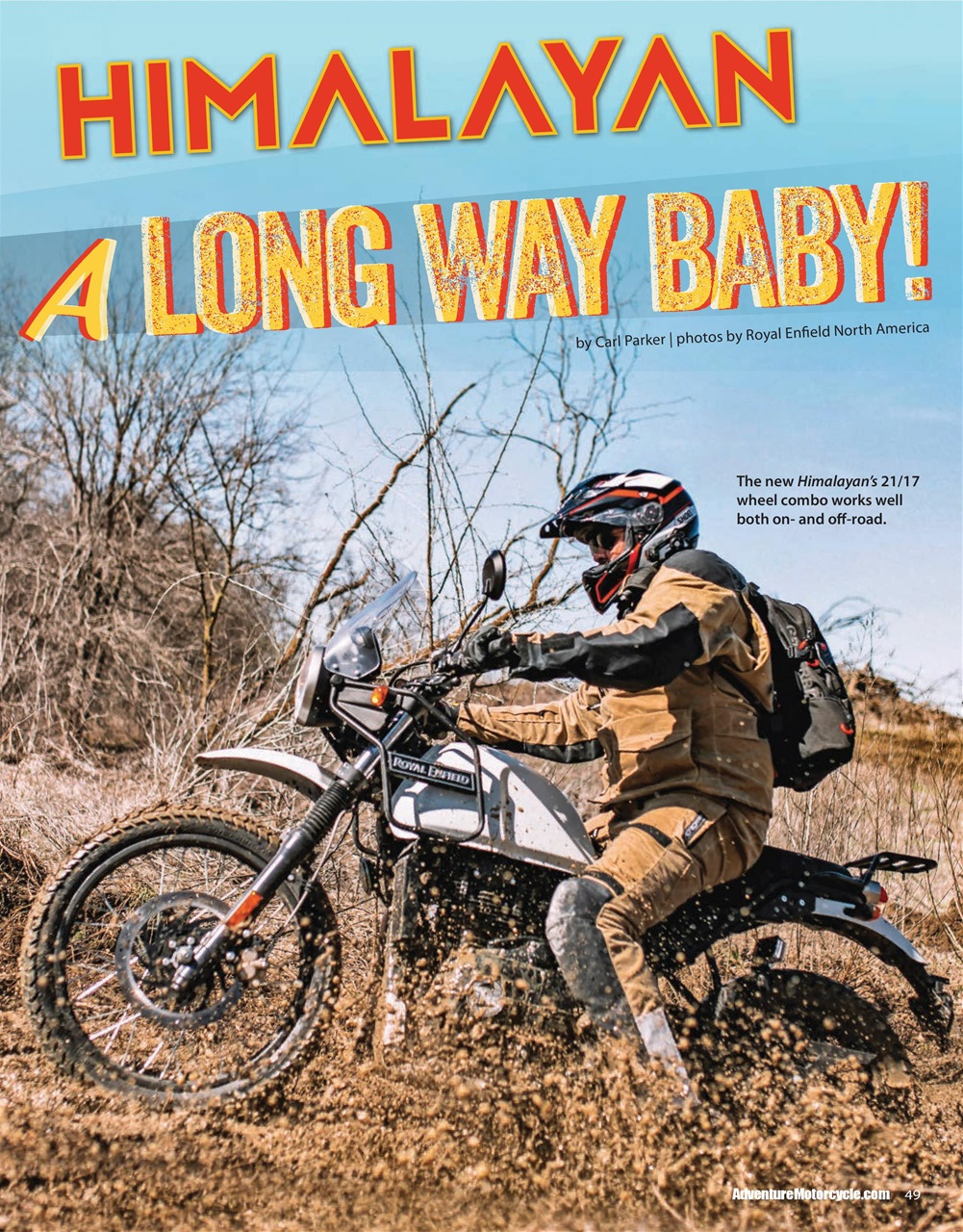 Adventure Motorcycle Preview Pages