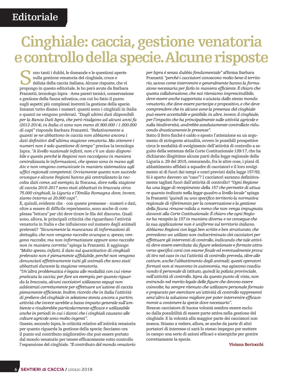 SENTIERI DI CACCIA Preview Pages