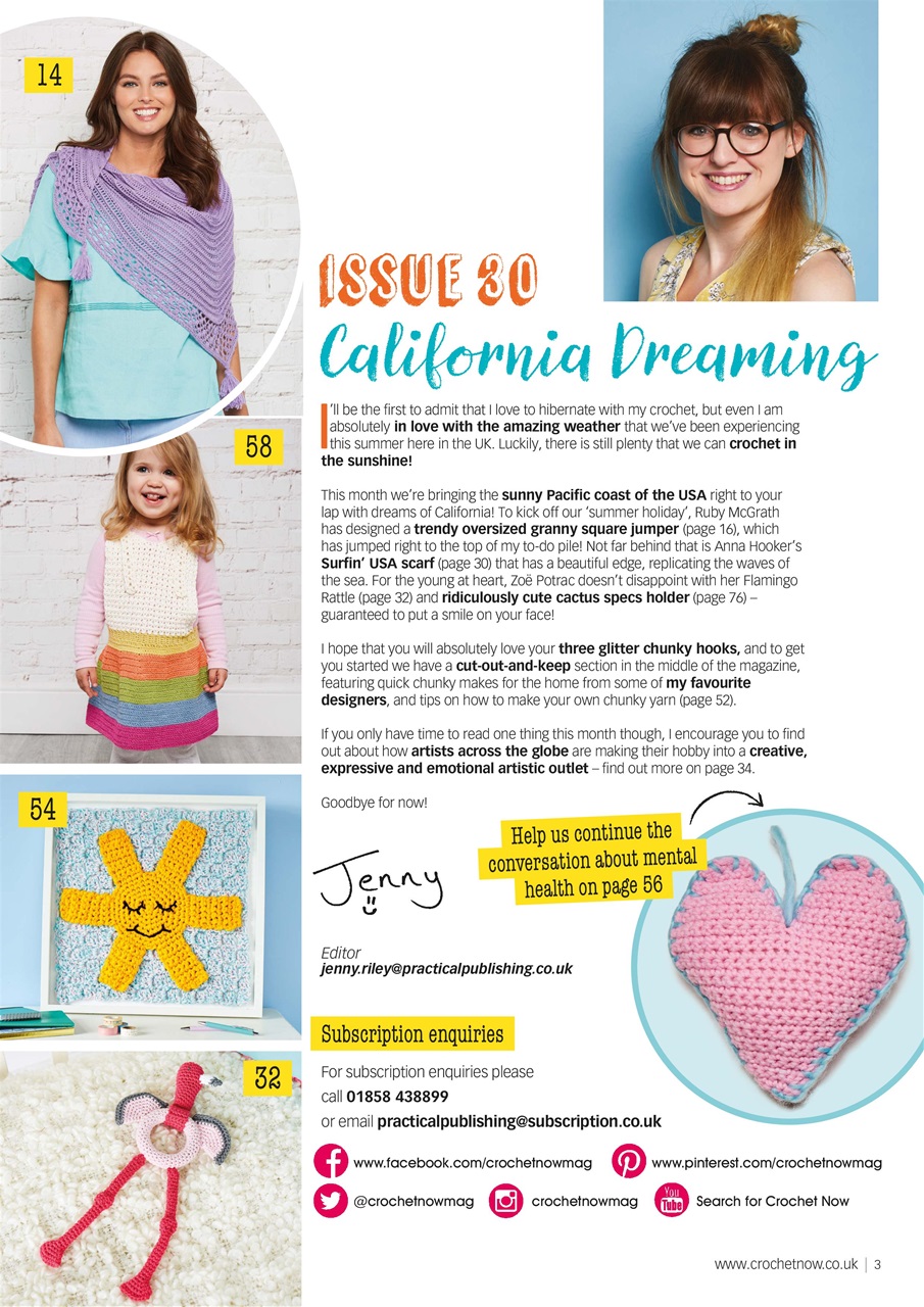 Crochet Now Magazine Preview Pages