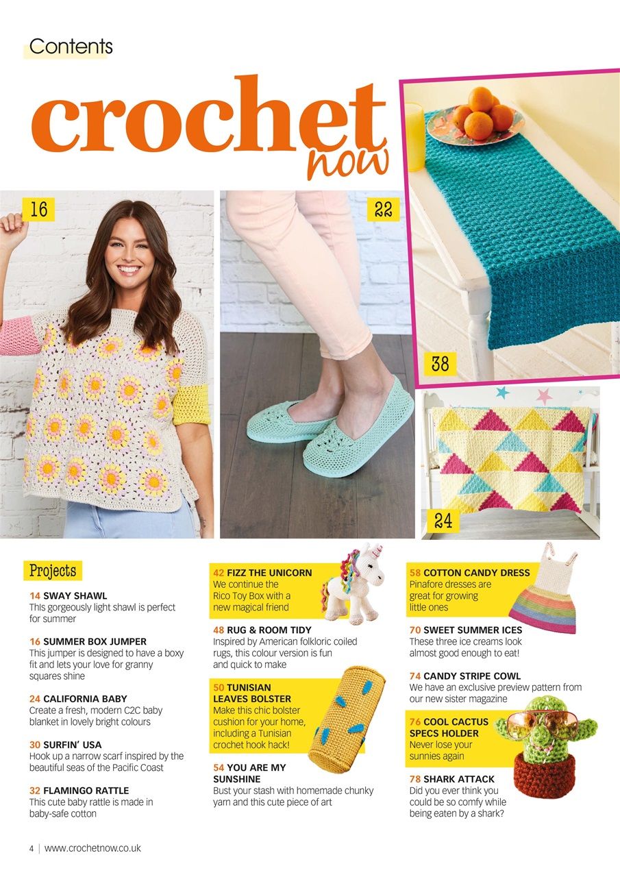 Crochet Now Magazine Preview Pages