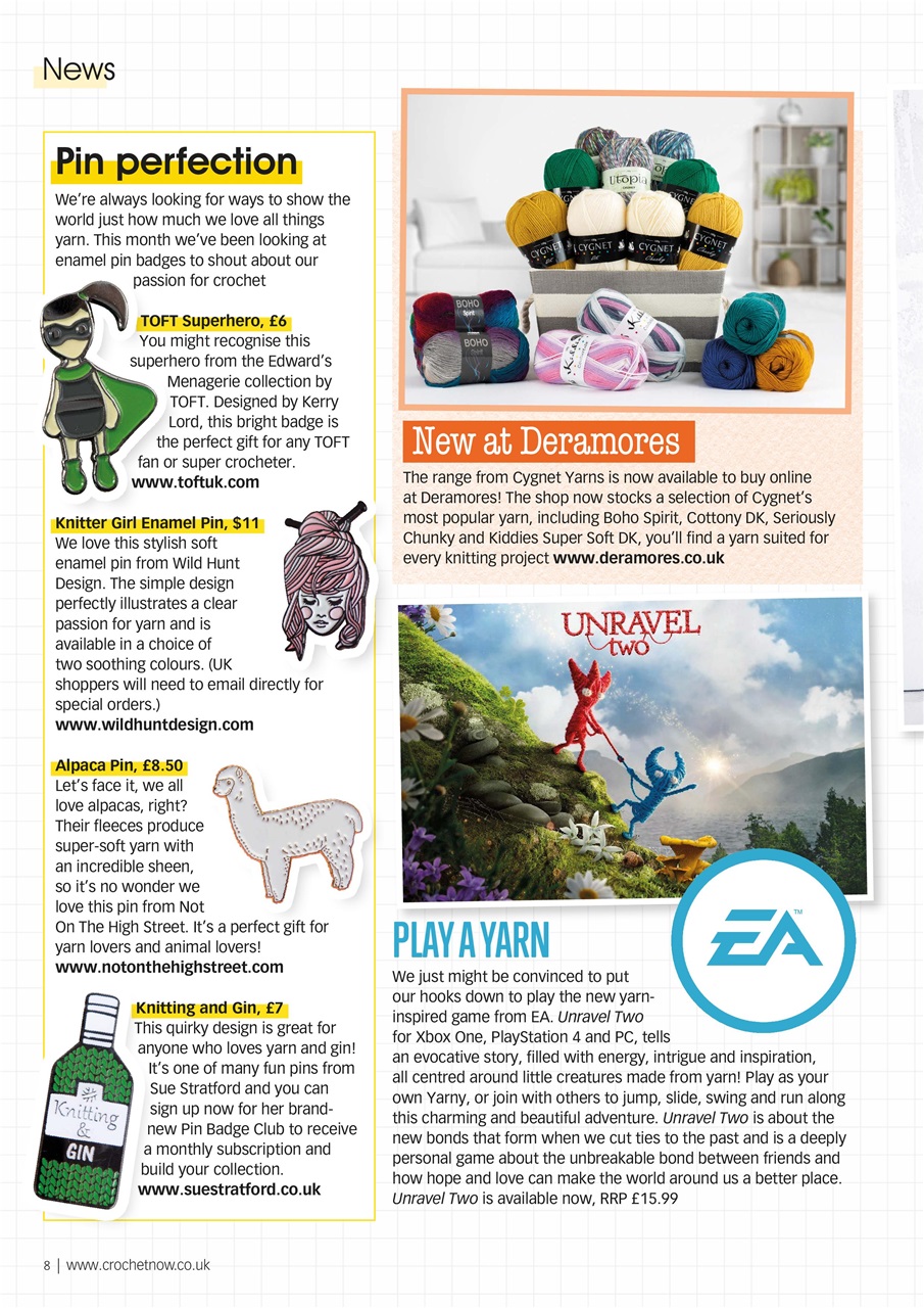 Crochet Now Magazine Preview Pages