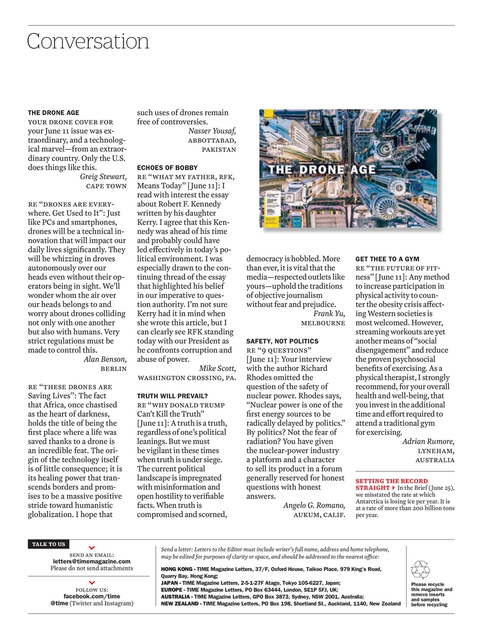 TIME Magazine Europe Preview Pages