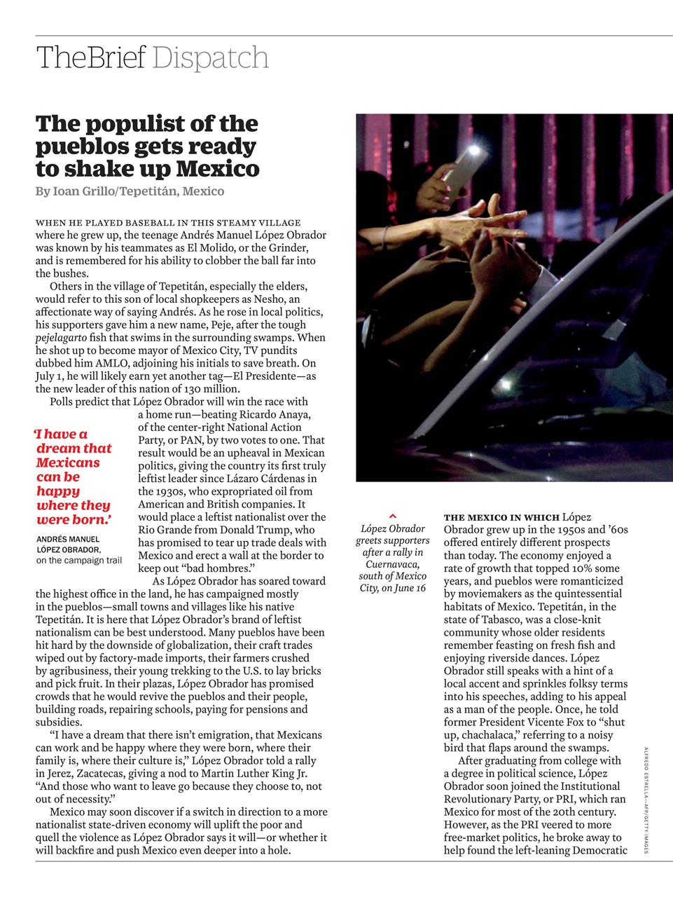 TIME Magazine Europe Preview Pages