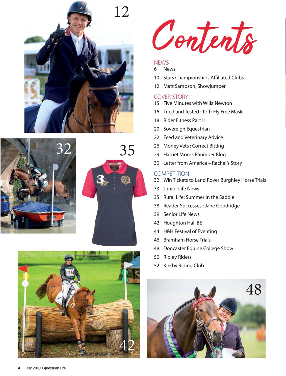 Equestrian Life Magazine Preview Pages