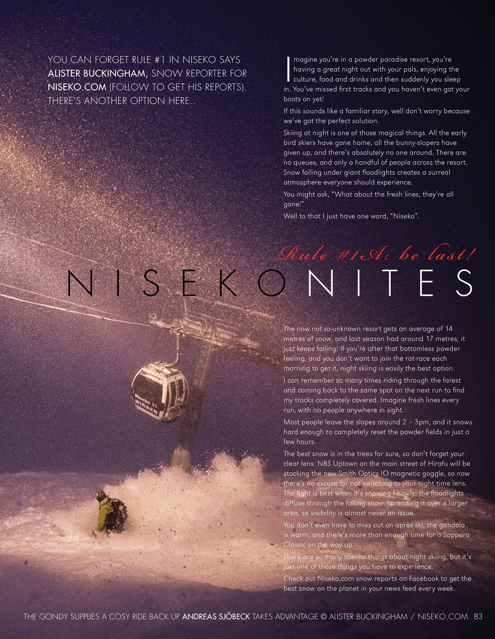 Snow Action Preview Pages