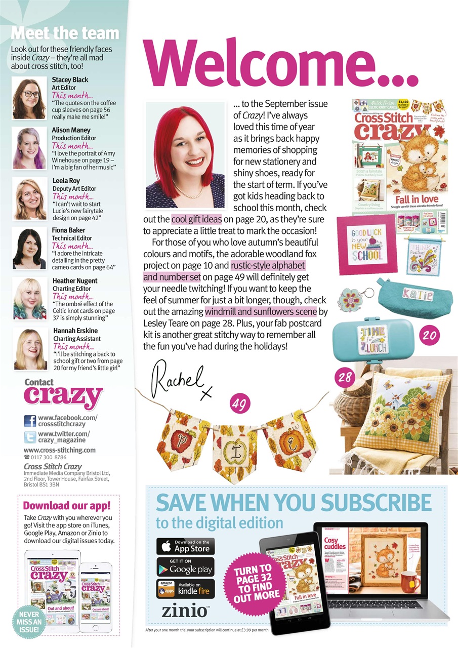 Cross Stitch Crazy Preview Pages