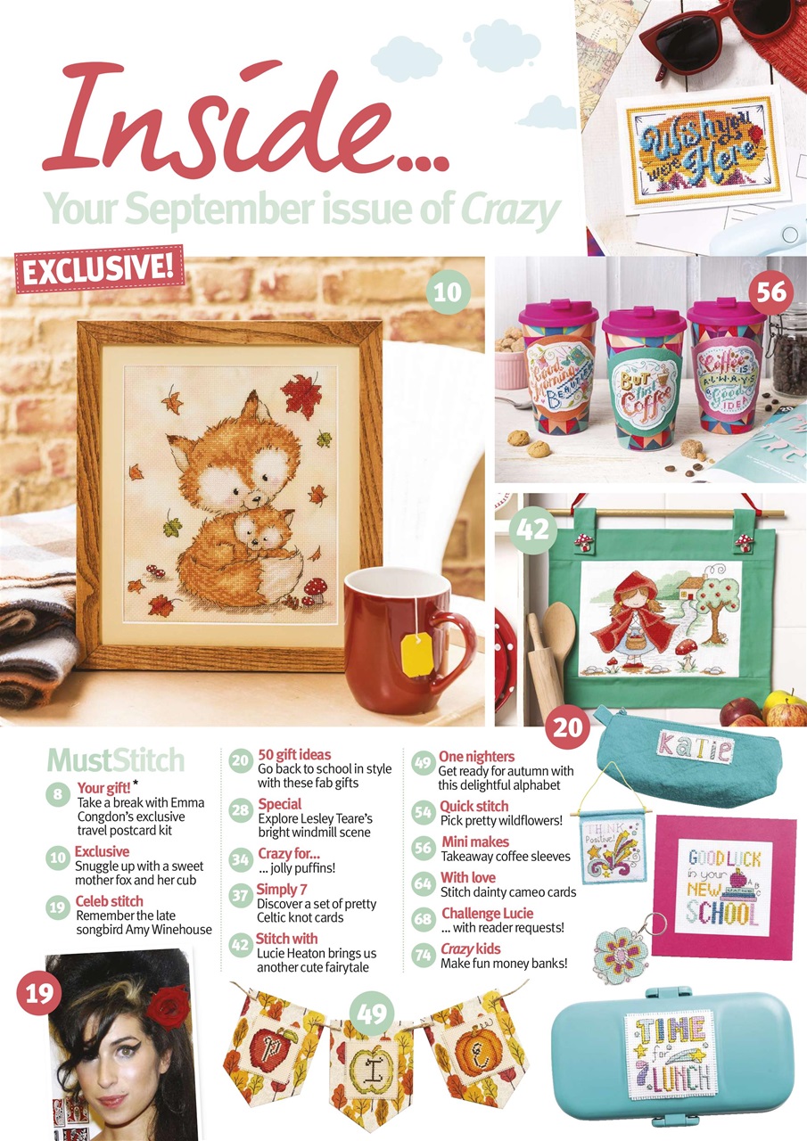Cross Stitch Crazy Preview Pages