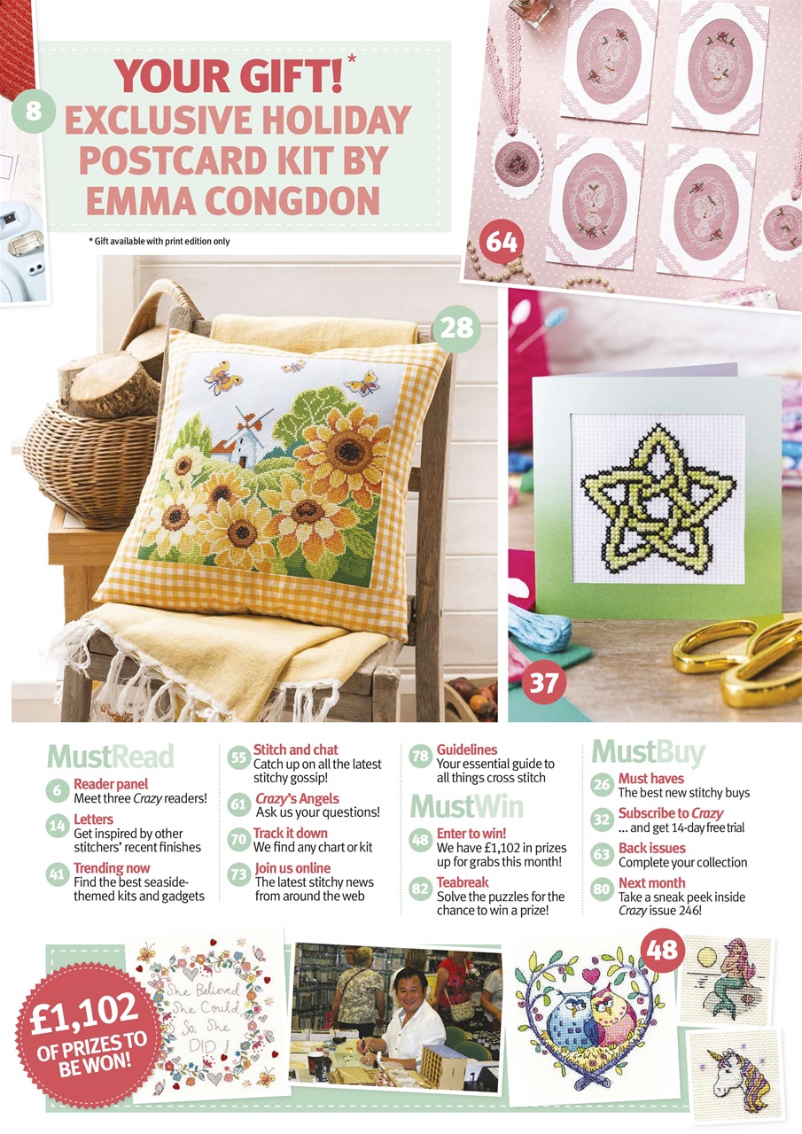 Cross Stitch Crazy Preview Pages