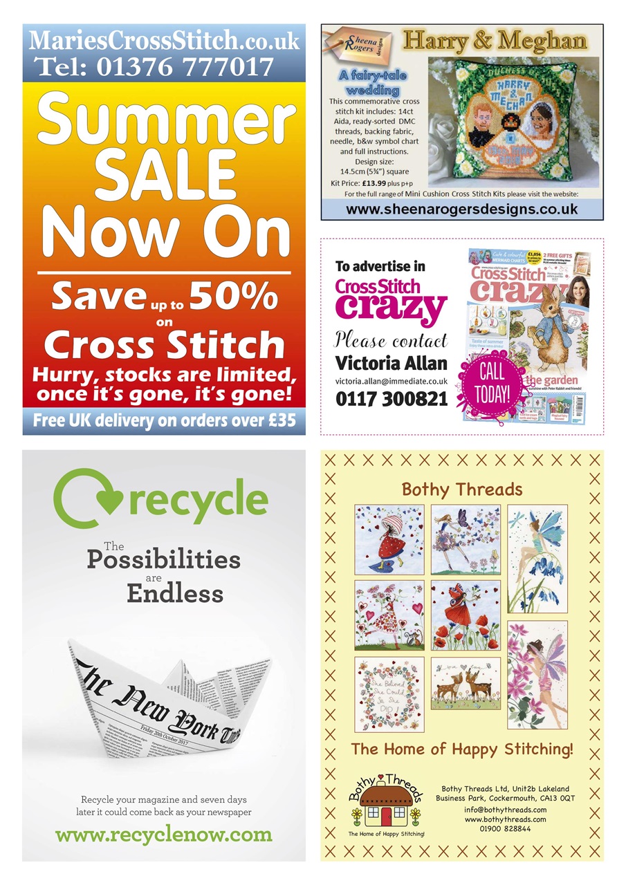 Cross Stitch Crazy Preview Pages