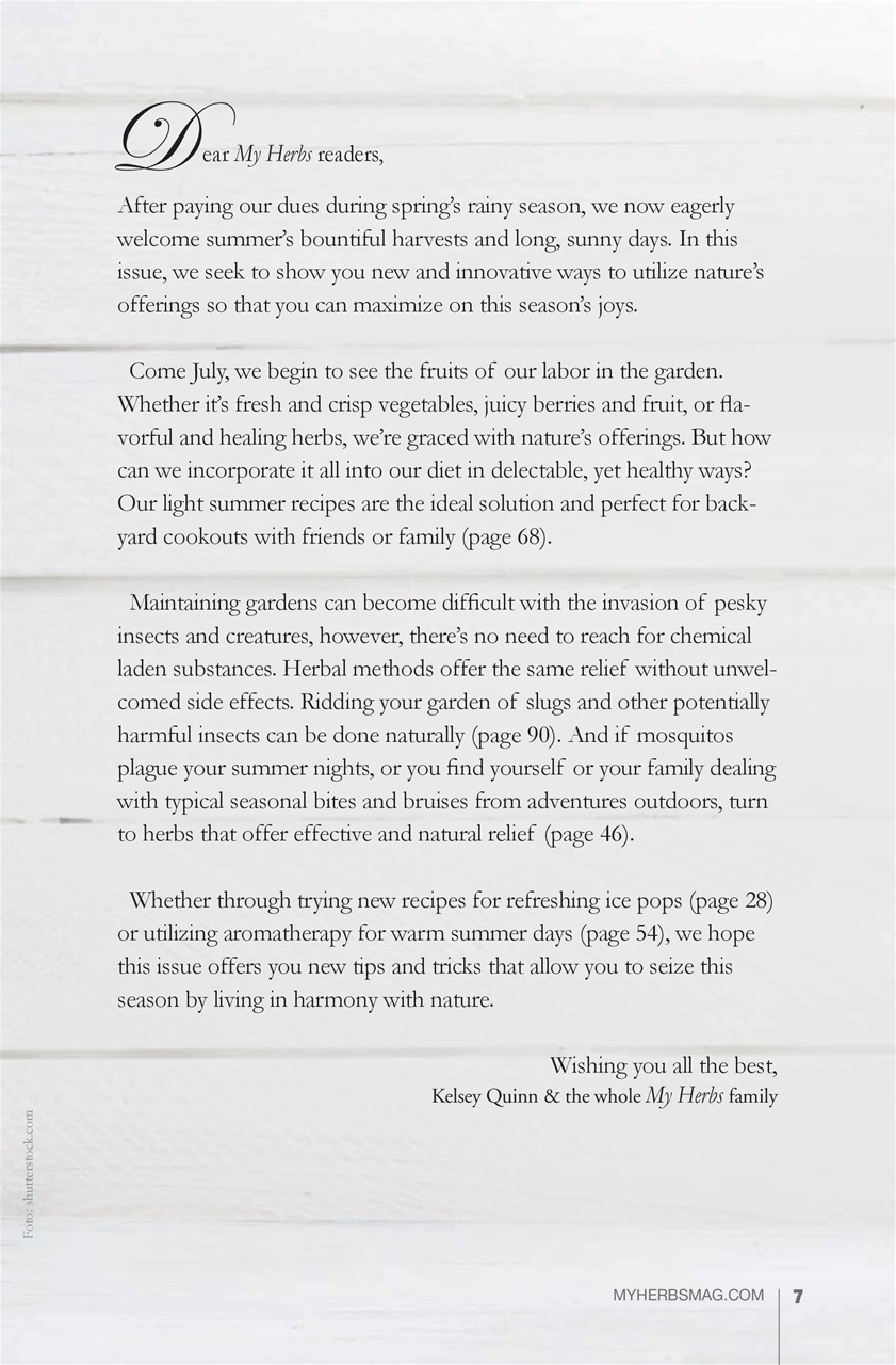 My Herbs Magazine Preview Pages