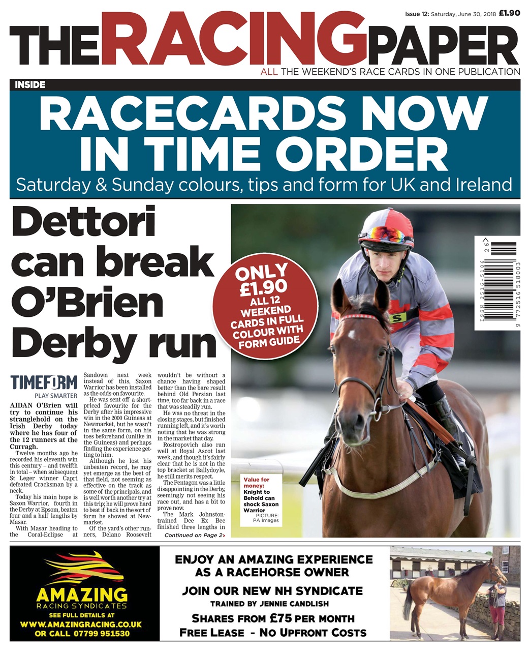 The Racing Paper Preview Pages