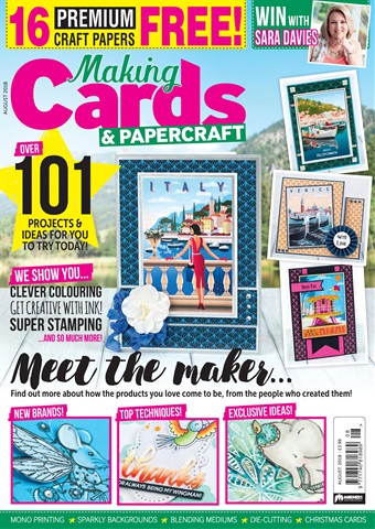 Making Cards & Papercraft issue August 2018