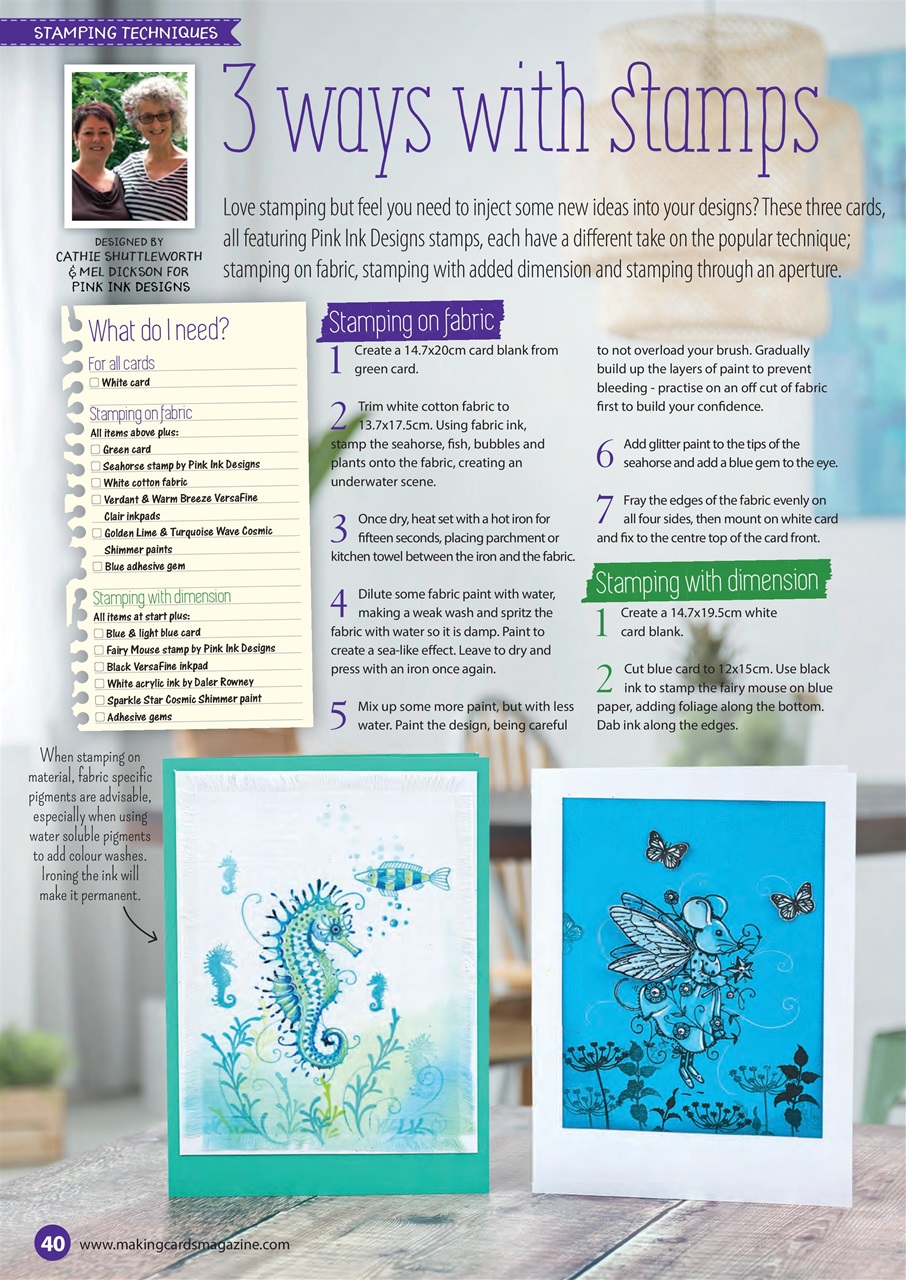 Making Cards & Papercraft Preview Pages