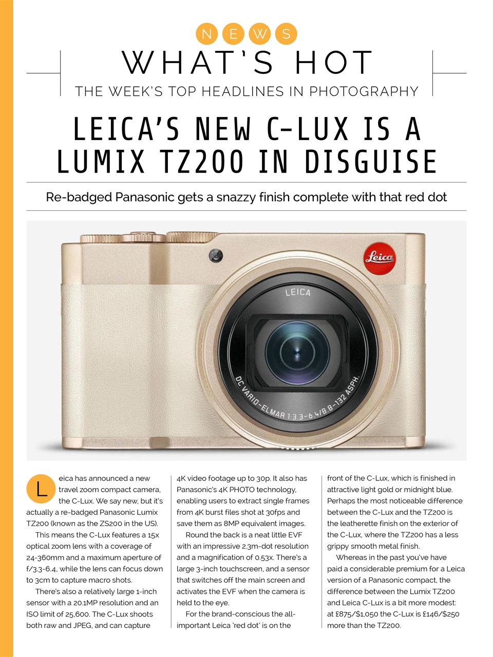 Photography Week Preview Pages