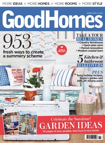 Good Homes Magazine issue August 2018