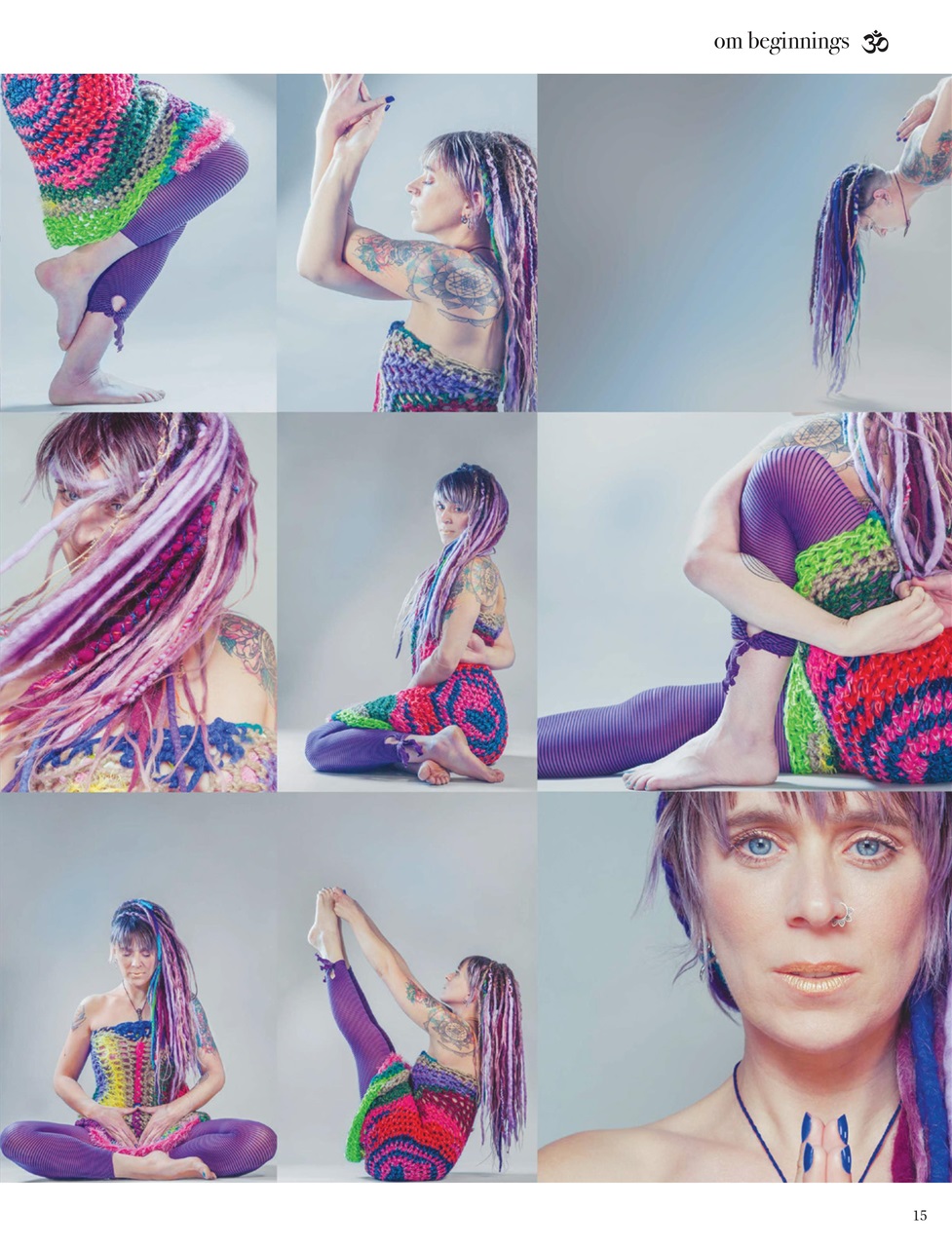 OM Yoga Magazine Preview Pages