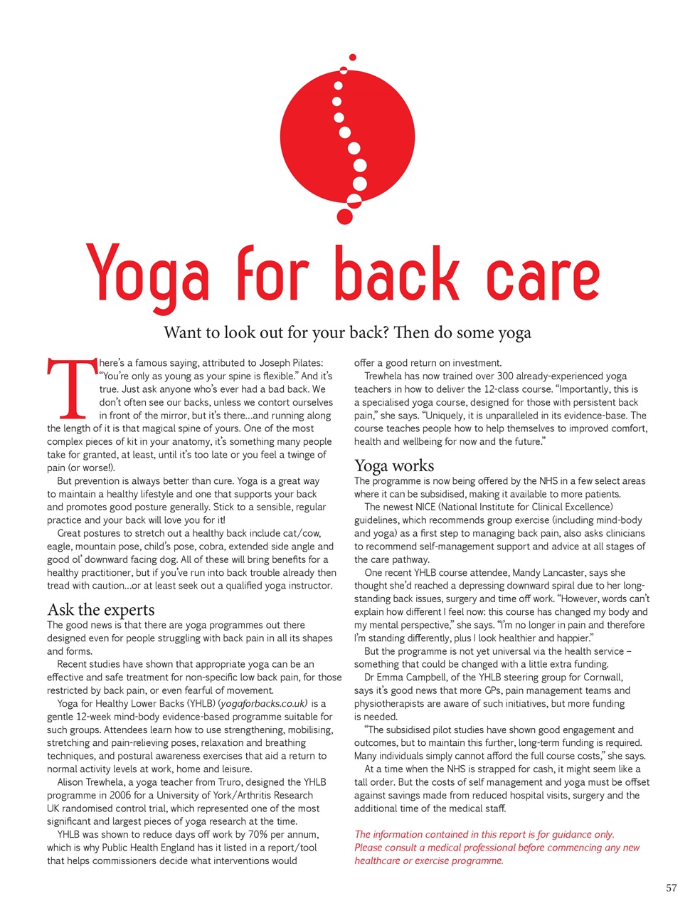 OM Yoga Magazine Preview Pages