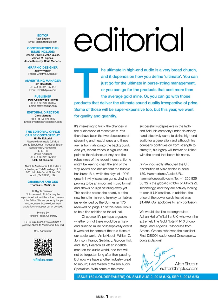 hi-fi+ Global Network Preview Pages