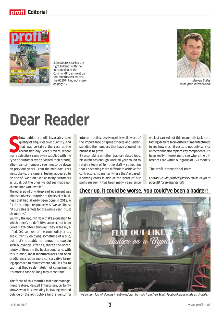 Profi International Preview Pages