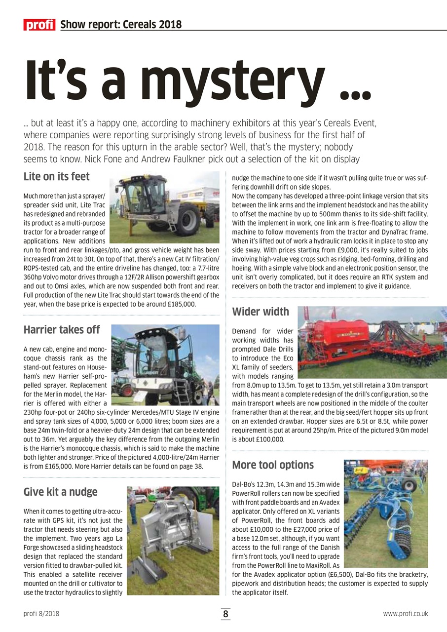 Profi International Preview Pages