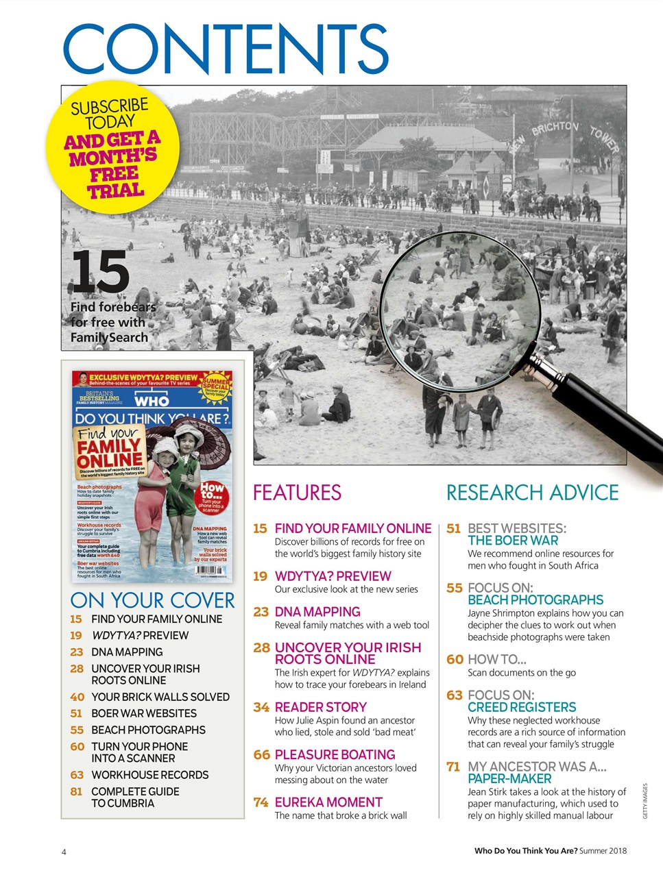 Who Do You Think You Are? Preview Pages