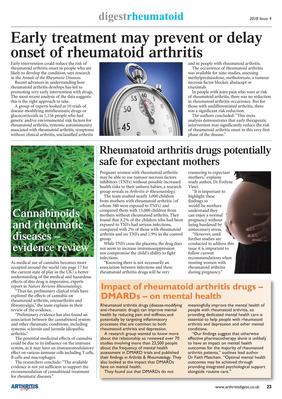 Arthritis Digest Preview Pages