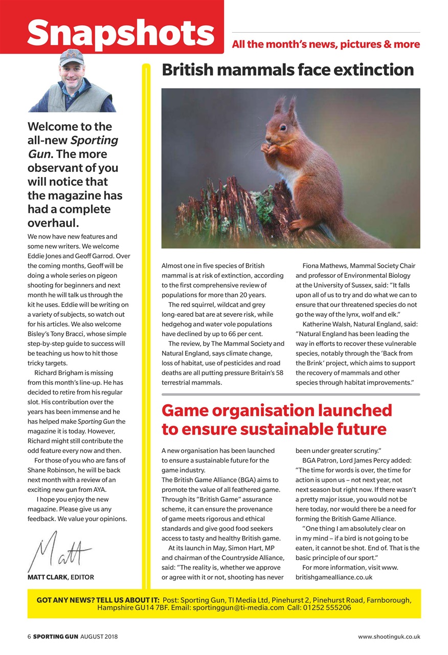 Sporting Gun Preview Pages