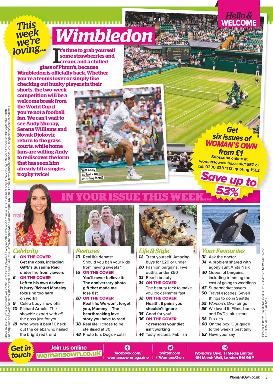 Woman's Own Preview Pages