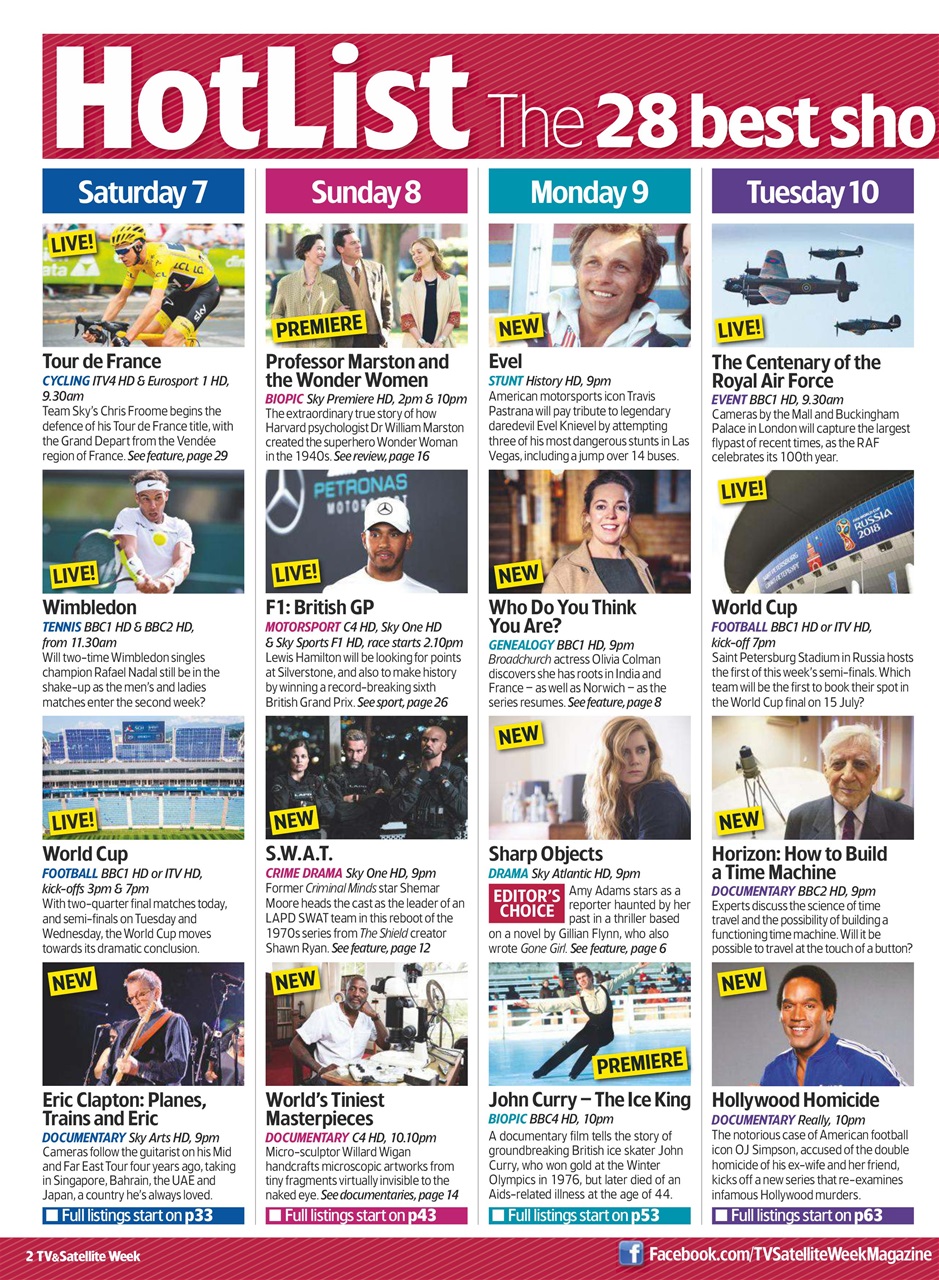 TV & Satellite Week Preview Pages