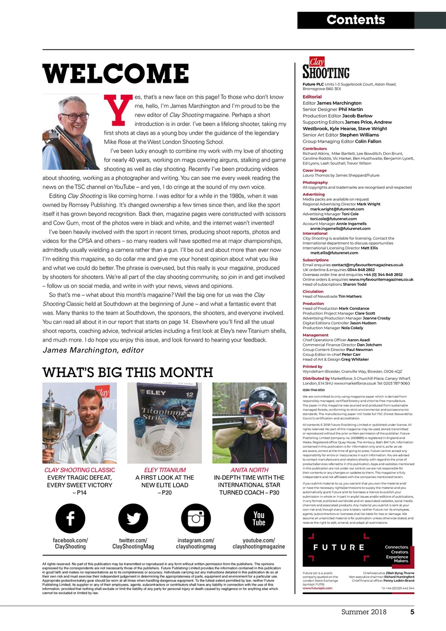 Clay Shooting Preview Pages