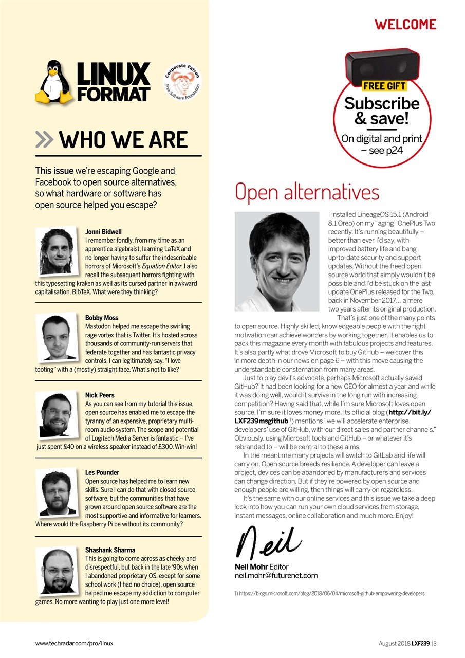 Linux Format Preview Pages