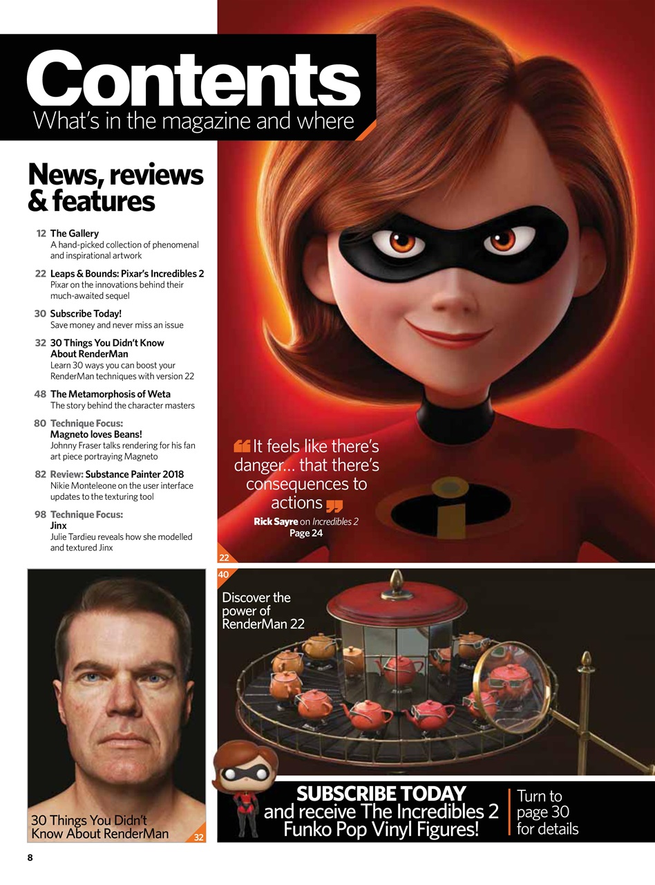 3D Artist Preview Pages