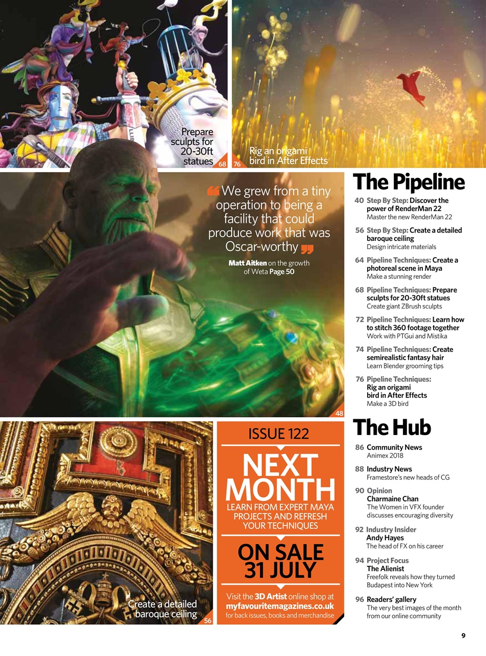 3D Artist Preview Pages