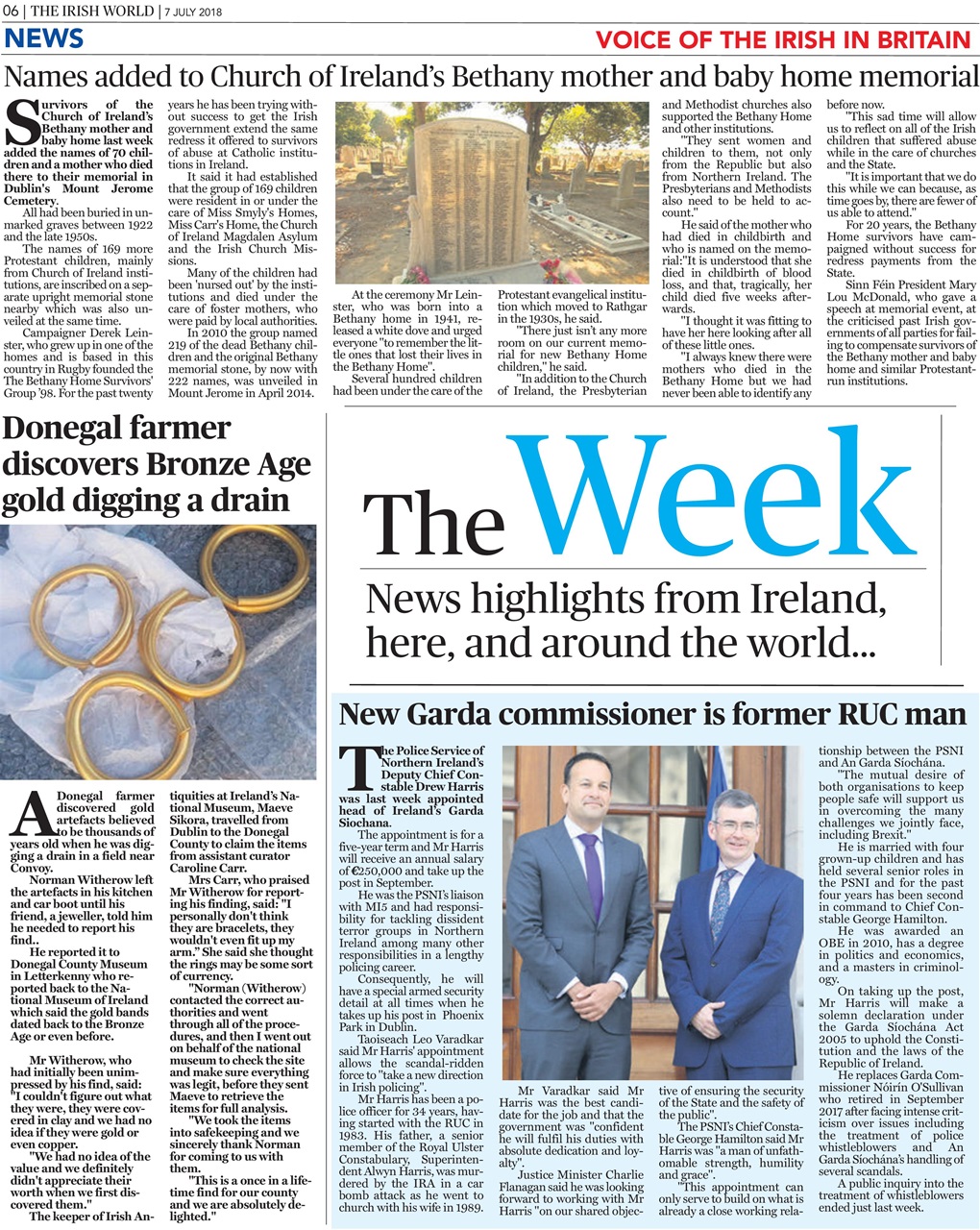 Irish World Preview Pages