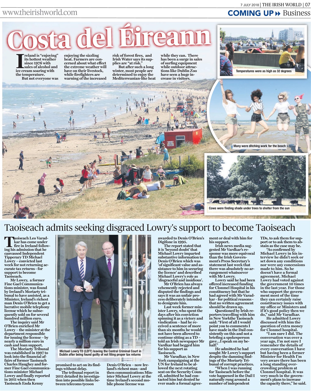 Irish World Preview Pages